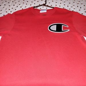 Champion Red heavy weight tee